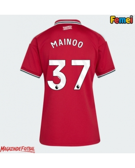 Manchester United Kobbie Mainoo #37 Tricou Fotbal Replică 2026-27 Femei Acasa